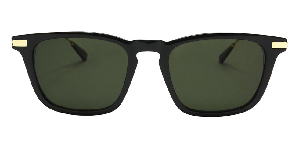 Native Ken® Barrow Sun - Shiny Black/12k Hinges/Vintage G15 Sunglasses