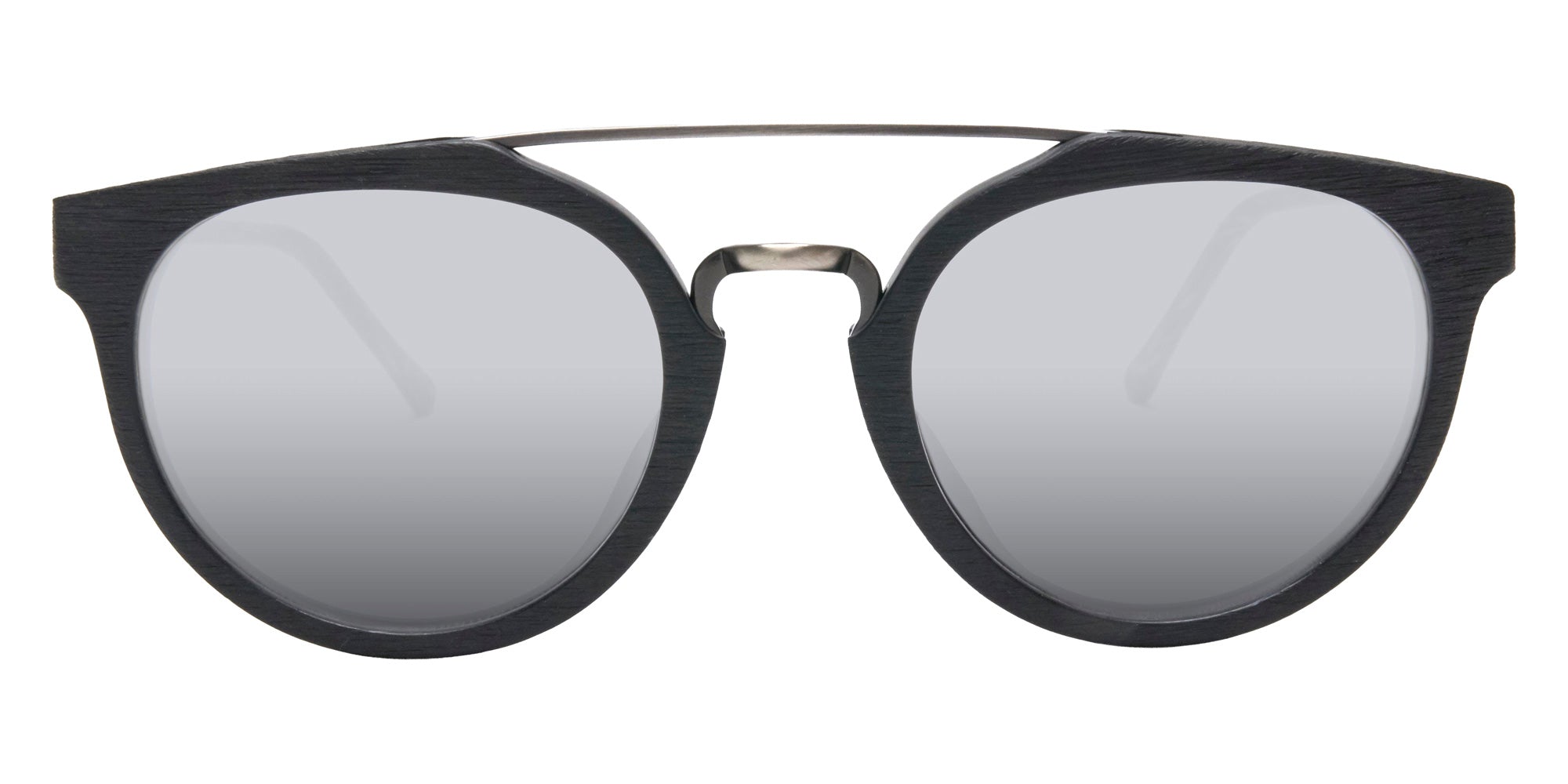 Native Ken® Beekman Sun - Matte Black/Grey/Silver Mirrored Polarized Sunglasses