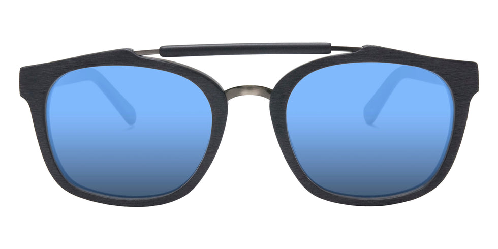 Native Ken® Chambers Sun - Chambers Matte Black/Blue Mirrored Polarized Sunglasses
