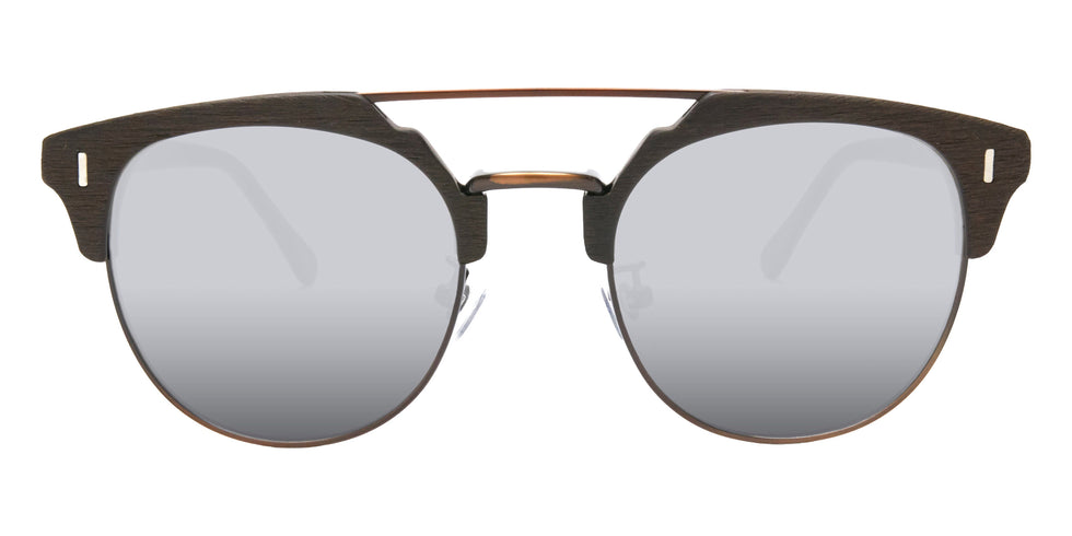 Native Ken® Hanover Sun - Chestnut/Silver Mirrored Polarized Sunglasses