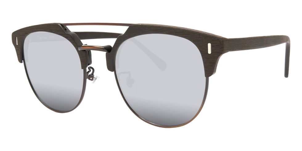Native Ken® Hanover Sun - Chestnut/Silver Mirrored Polarized Sunglasses