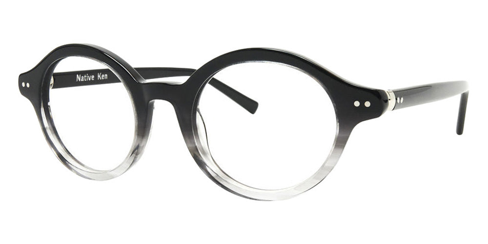 Native Ken® Henry - Shiny Black Smoke Fade Eyeglasses