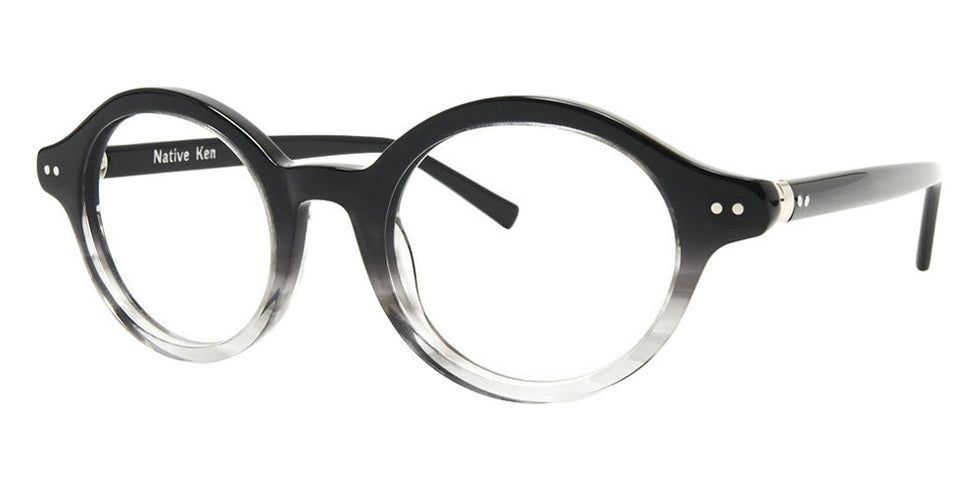 Native Ken® Henry - Shiny Black Smoke Fade Eyeglasses