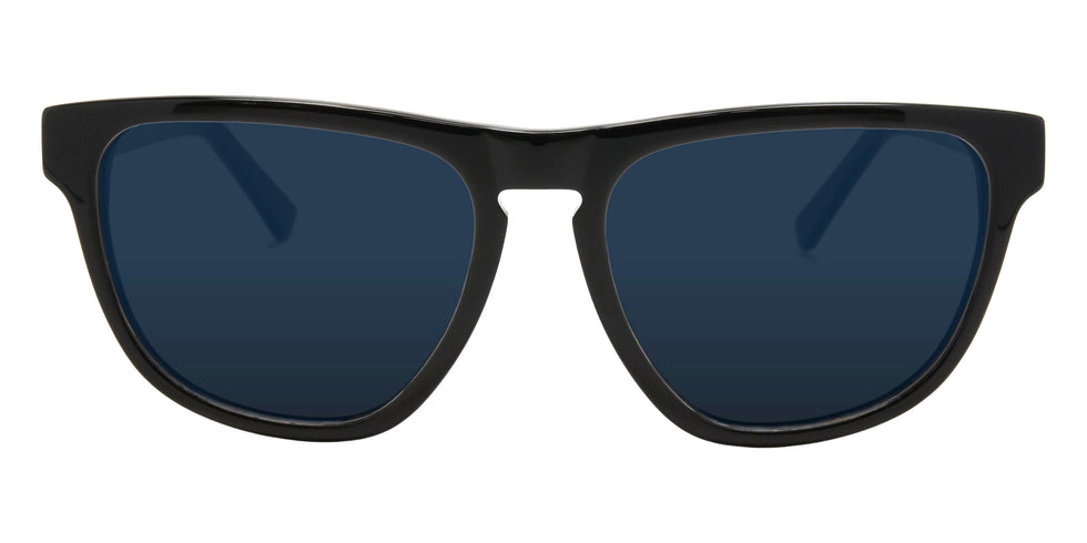 Native Ken® Howard Sun - Shiny Black/Dark Blue Polarized Sunglasses