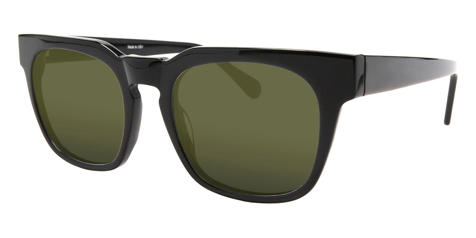 Native Ken® Mercer Sun - Shiny Black/Vintage G15 Polarized Sunglasses