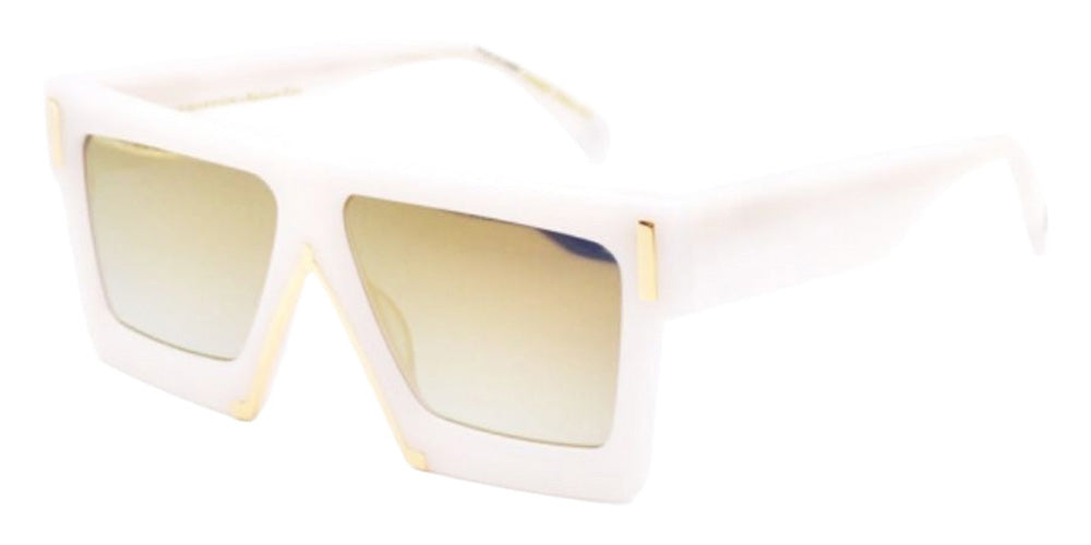Native Ken® Octavius Marsion x Native Ken Buckhead Sun - Ivory/Gold Mirrored 58 Size Sunglasses