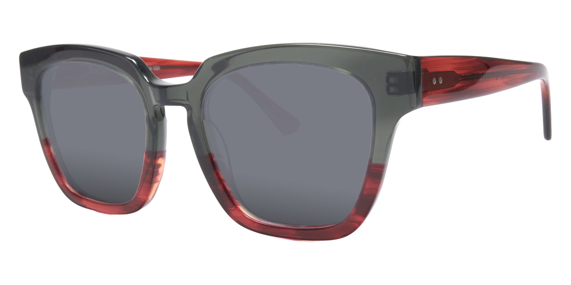 Native Ken® Spring Sun - Grey Crimson Fade/Solid Grey Sunglasses