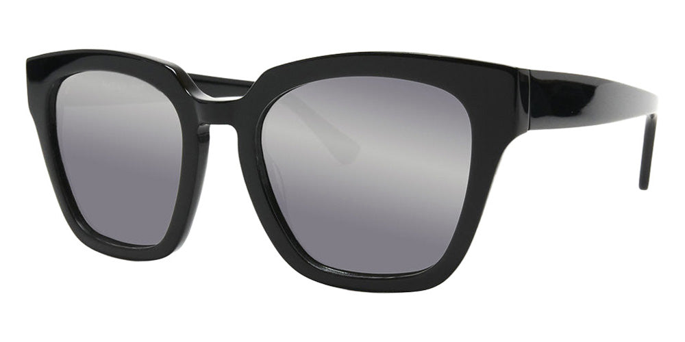 Native Ken® Spring Sun - Shiny Black/Solid Grey Silver Mirrored Sunglasses