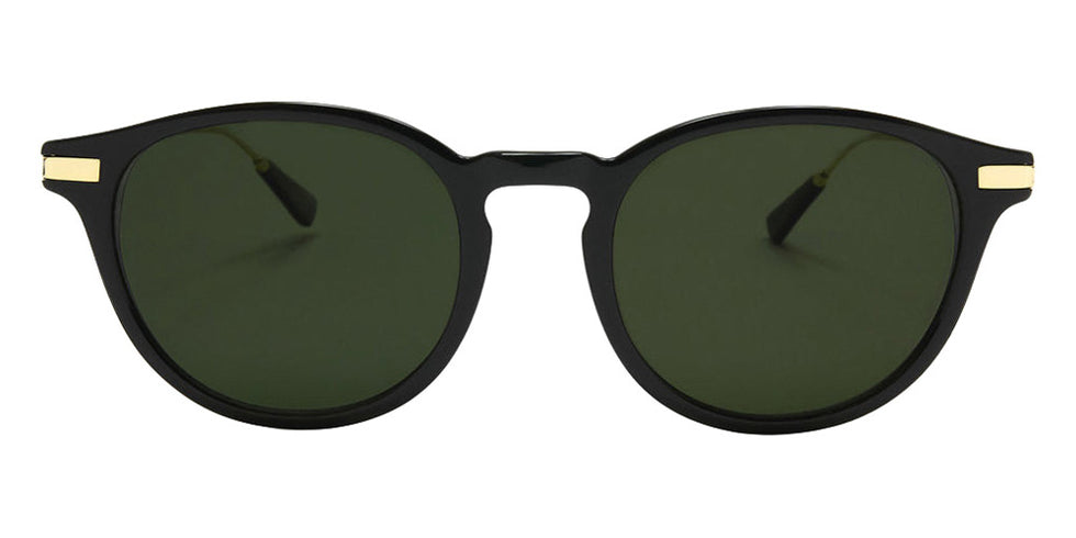 Native Ken® Waverly Sun - Shiny Black/12 Gold Hinges/Vintage G15 Sunglasses