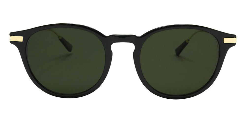 Native Ken® Waverly Sun - Shiny Black/12 Gold Hinges/Vintage G15 Sunglasses