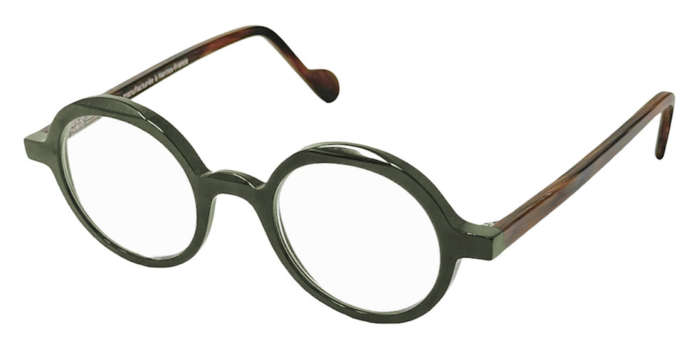 NaoNed® Amedee Eyeglasses - 2602 Dark khaki / Dark horn tortoiseshell