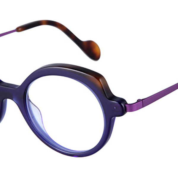 NaoNed® Ardana NAO Ardana 69105 47 - Transparent Blue and Tortoiseshell / Matte Dalhia Purple Eyeglasses