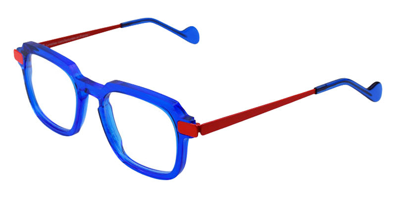 NaoNed® Guesclin Eyeglasses - 75BE Electric blue / Red Paris
