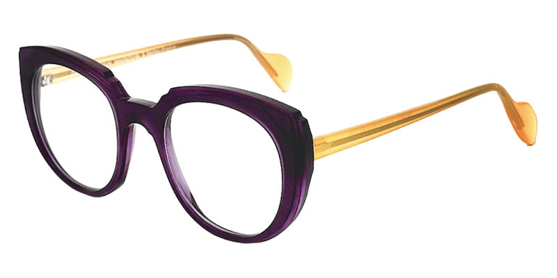 NaoNed® Tevenn Eyeglasses - 2612-B Translucent purple / Clear orange