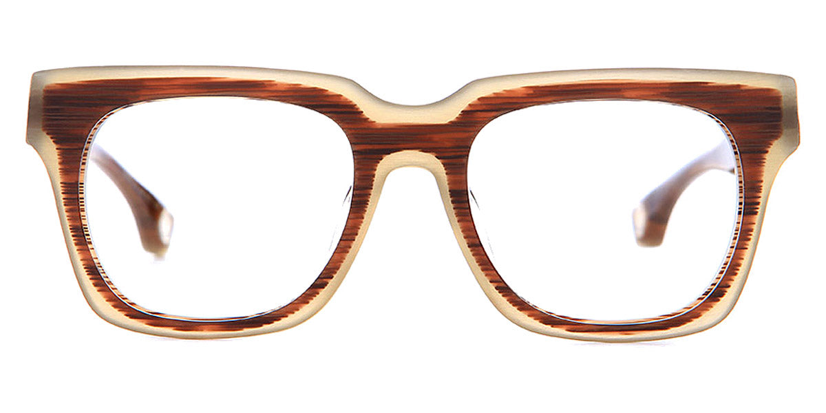Blake Kuwahara® NASH BLK NASH CHESTNUT 53 - CHESTNUT Eyeglasses