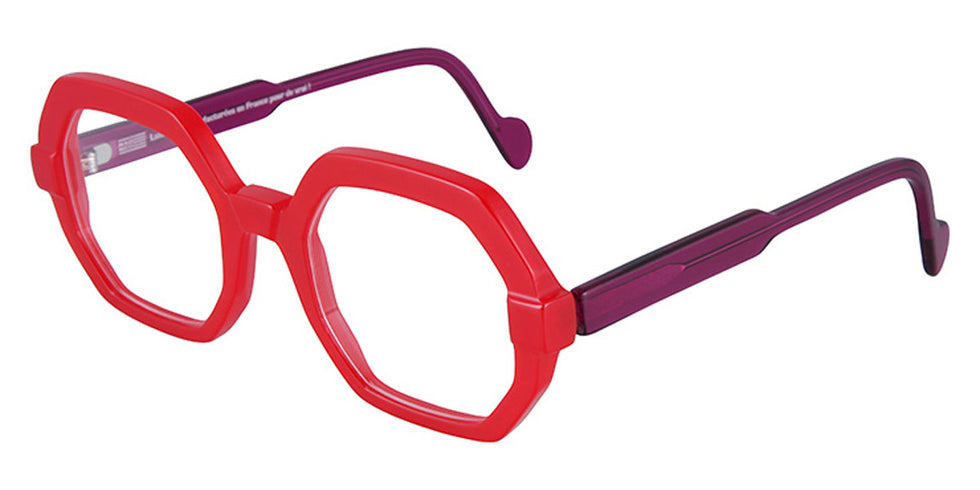 NaoNed® New Delhig NAO New Delhig 2421 50 - 2421 Opalescent Red / Transparent Orchid Violet Eyeglasses