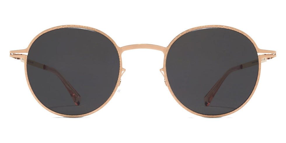 Mykita® NIS MYK NIS Champagne Gold / Dark Grey Solid 46 - Champagne Gold / Dark Grey Solid Sunglasses