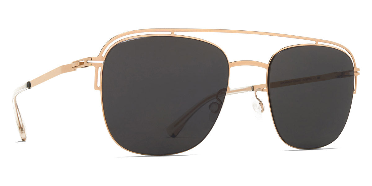 Mykita® NOR MYK NOR Champagne Gold / Dark Grey Solid 52 - Champagne Gold / Dark Grey Solid Sunglasses