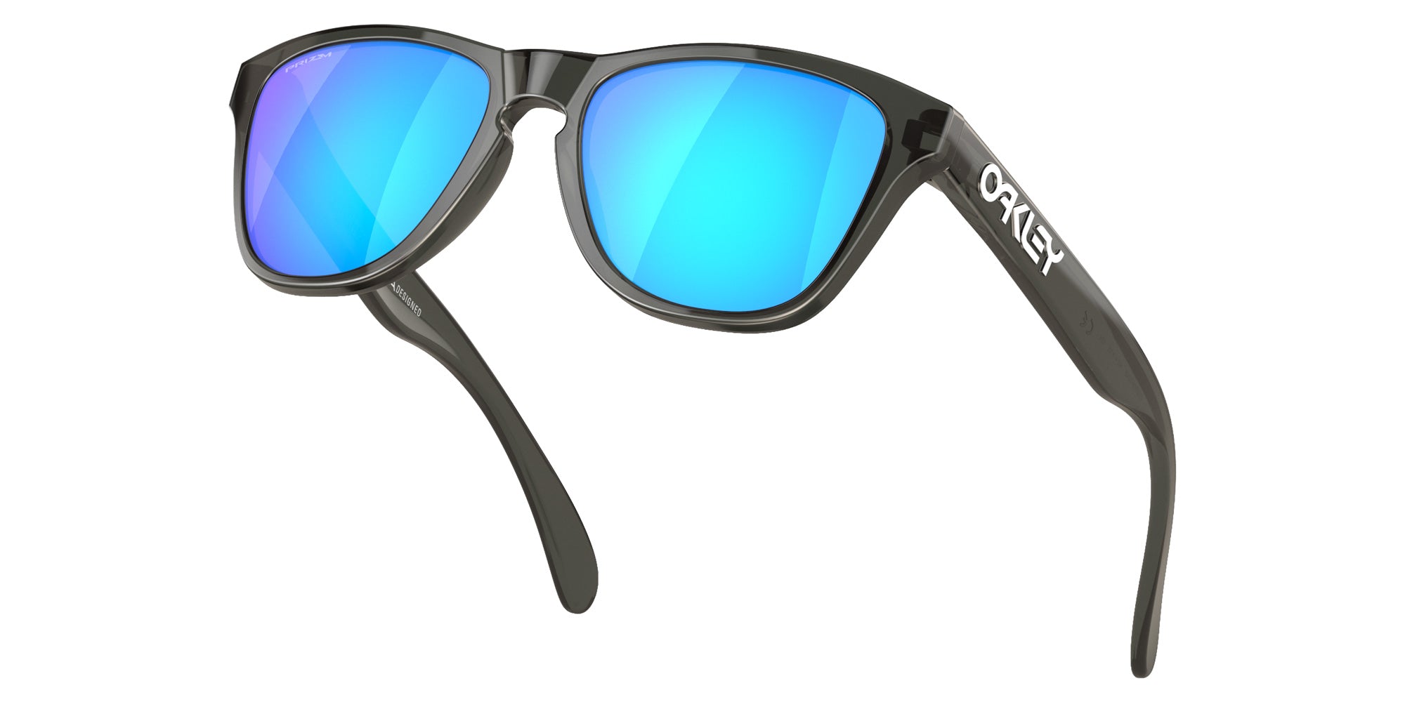Oakley® OJ9009 FROGSKINS XXS OJ9009 900902 48 Sunglasses - Gray Smoke / Prizm Sapphire Mirrored