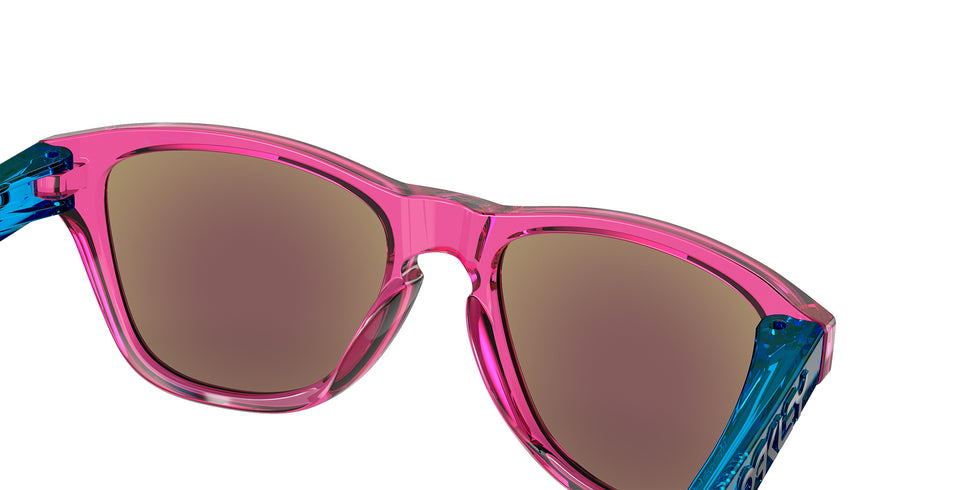 Oakley® OJ9009 FROGSKINS XXS OJ9009 900904 48 Sunglasses - Acid Pink / Prizm Sapphire Mirrored
