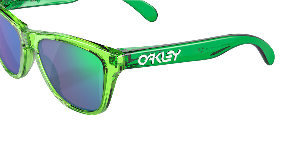 Oakley® OJ9009 FROGSKINS XXS OJ9009 900905 48 Sunglasses - Acid Green / Prizm Jade Mirrored