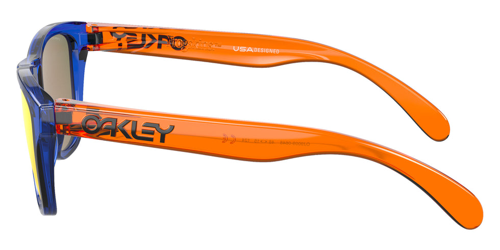 Oakley® OJ9009 FROGSKINS XXS OJ9009 900906 48 Sunglasses - Crystal Blue / Prizm Ruby Mirrored