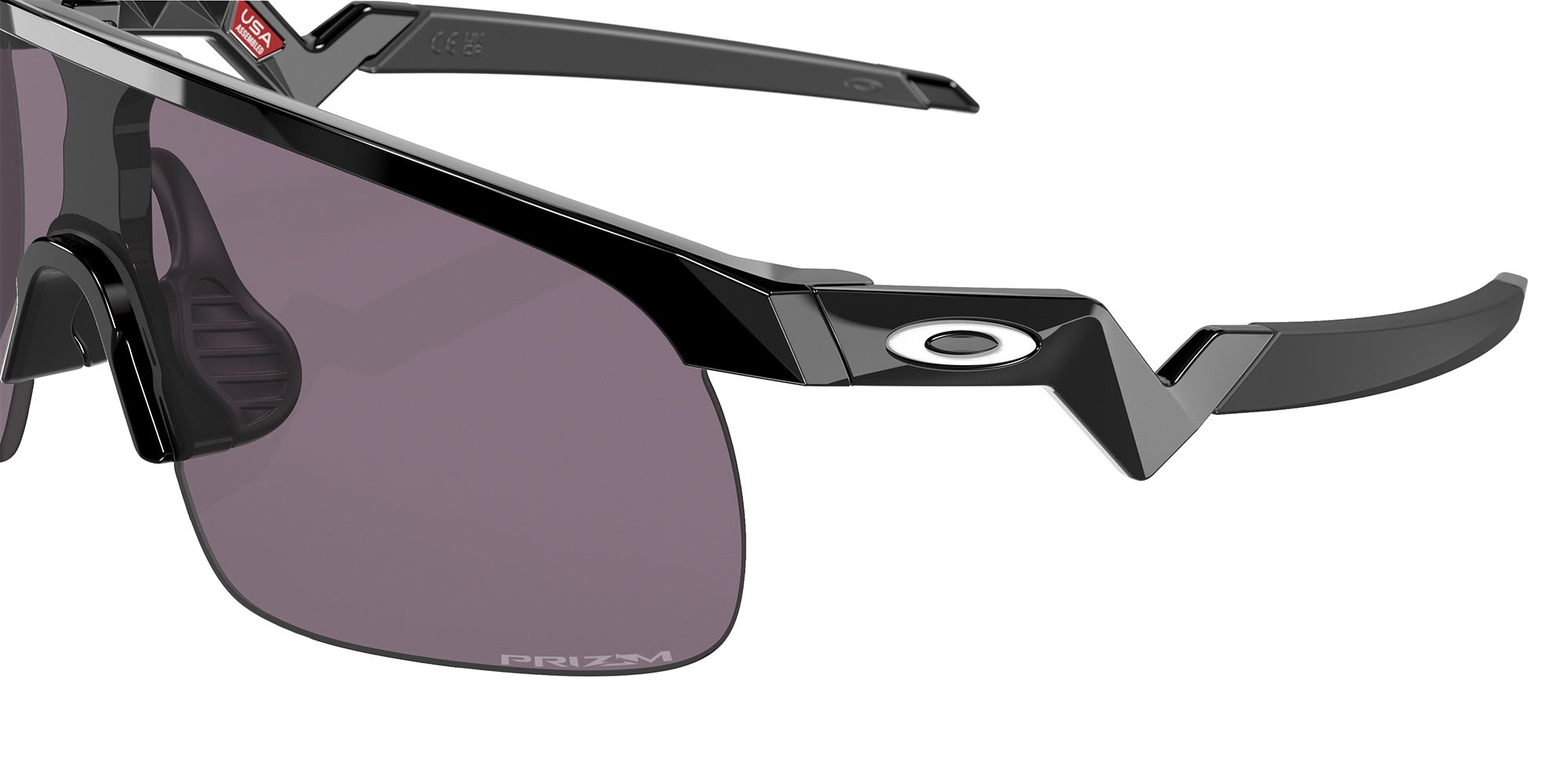 Oakley® OJ9010 RESISTOR OJ9010 901001 23 Sunglasses - Polished Black / Prizm Gray