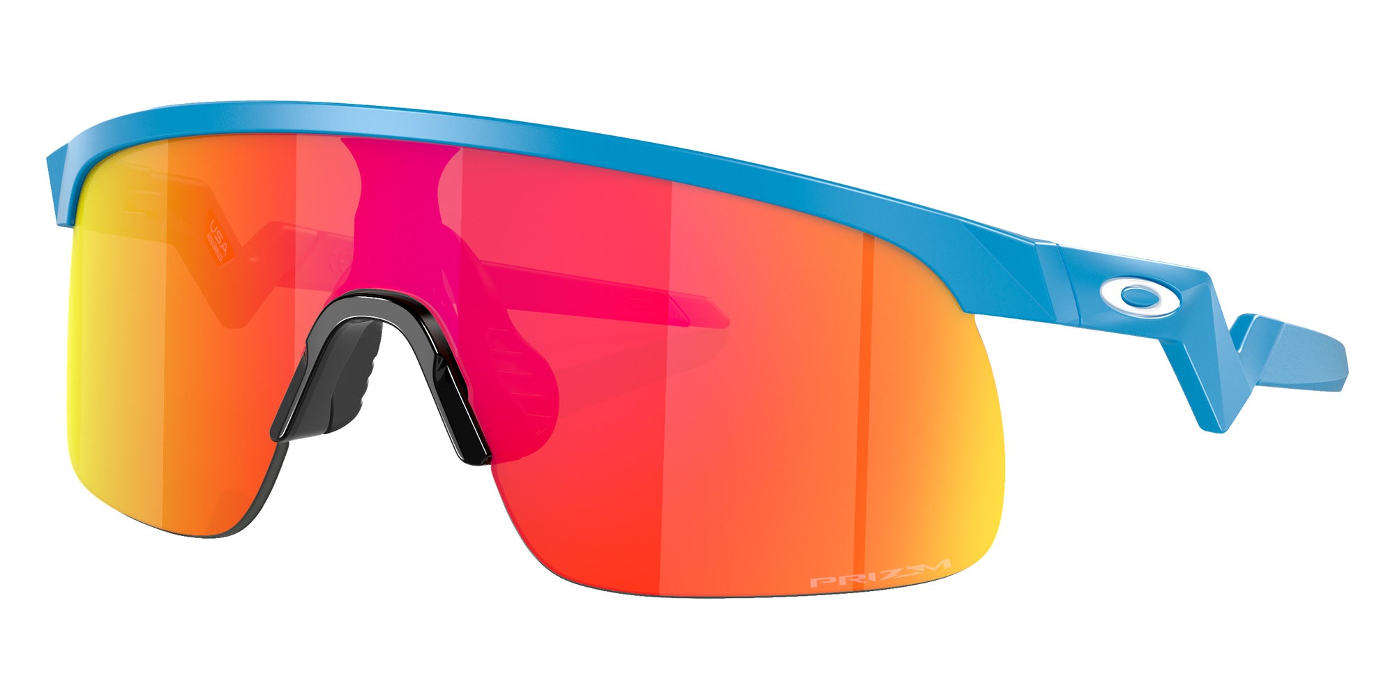 Oakley® OJ9010 RESISTOR OJ9010 901005 23 Sunglasses - Sky Blue / Prizm Ruby Mirrored