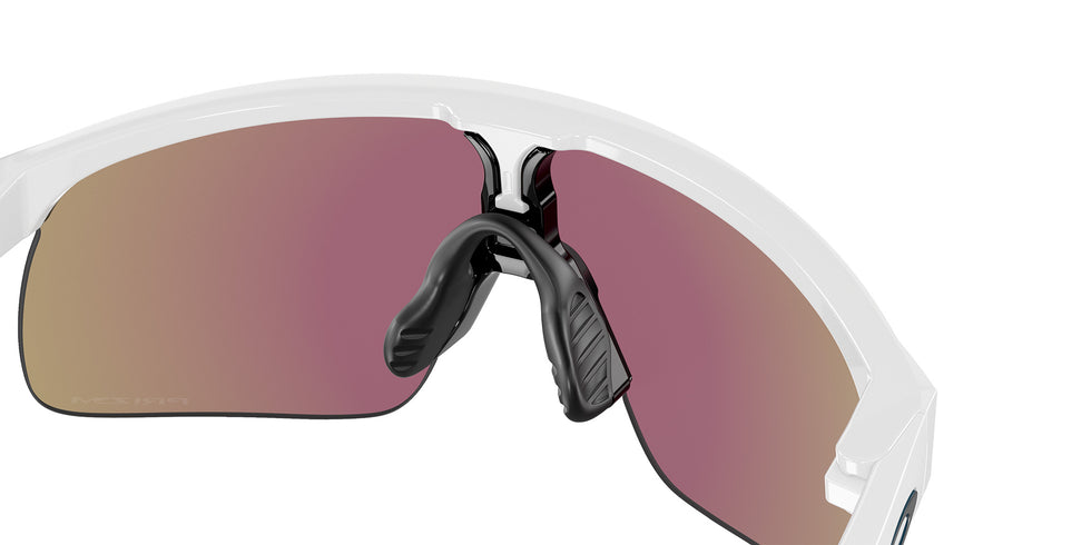 Oakley® OJ9010 RESISTOR OJ9010 901007 23 Sunglasses - Polished White / Prizm Sapphire Mirrored