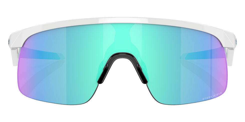 Oakley® OJ9010 RESISTOR OJ9010 901007 23 Sunglasses - Polished White / Prizm Sapphire Mirrored