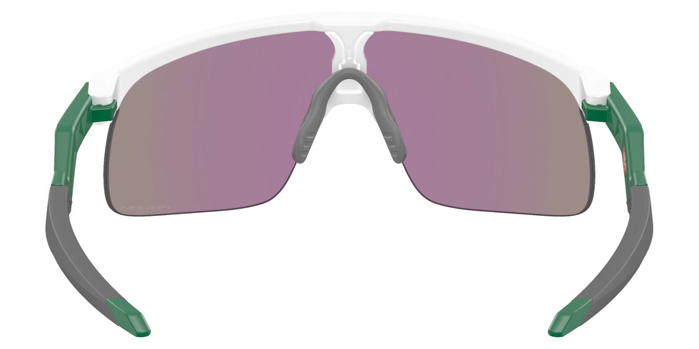 Oakley® OJ9010 RESISTOR OJ9010 901033 23 Sunglasses - Matte White / Prizm Jade Mirrored
