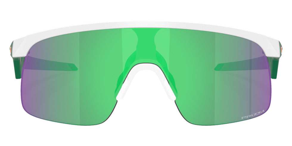 Oakley® OJ9010 RESISTOR OJ9010 901033 23 Sunglasses - Matte White / Prizm Jade Mirrored