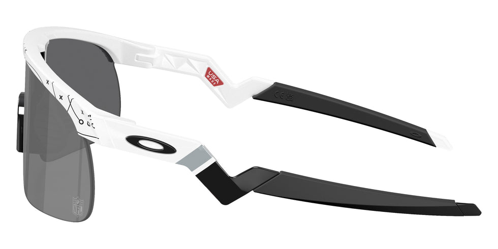 Oakley® OJ9010 RESISTOR OJ9010 901039 23 Sunglasses - White / Prizm Black Mirrored