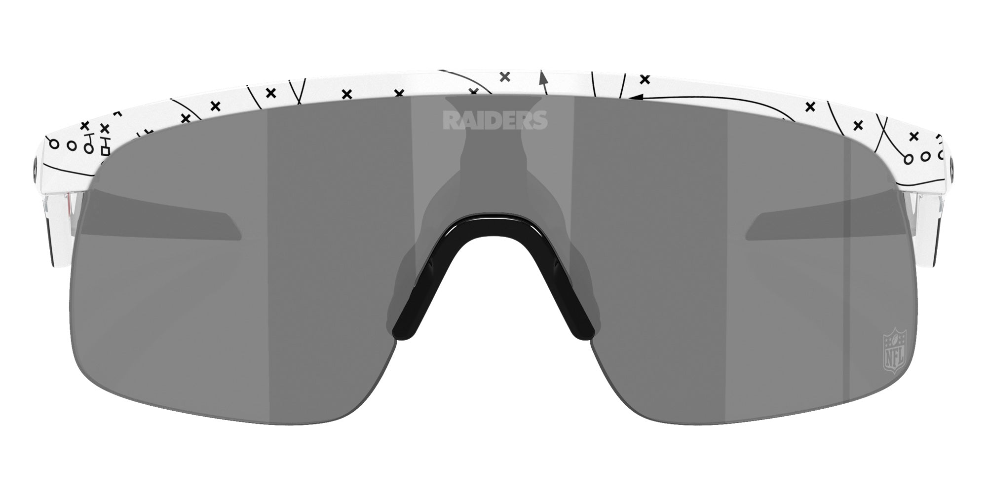 Oakley® OJ9010 RESISTOR OJ9010 901039 23 Sunglasses - White / Prizm Black Mirrored