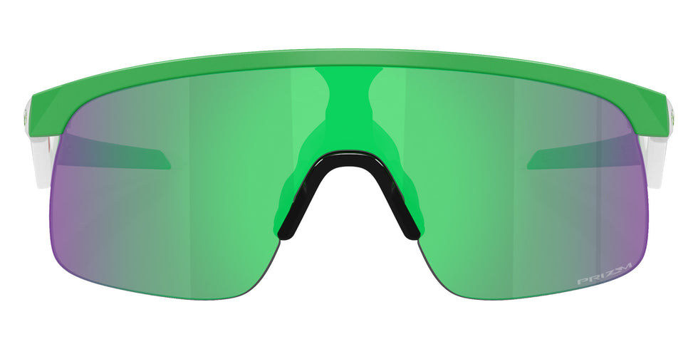 Oakley® OJ9010 RESISTOR OJ9010 901045 23 Sunglasses - Matte Team Green / Prizm Jade Mirrored