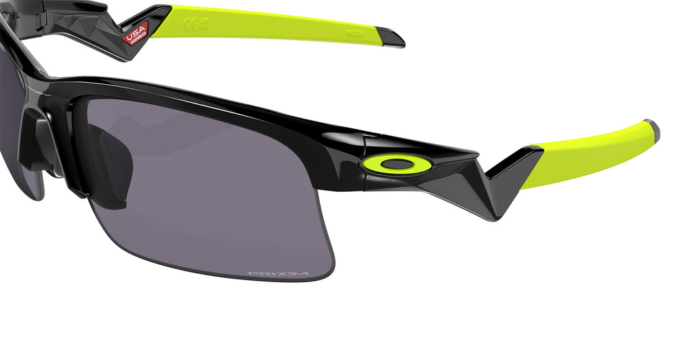 Oakley® OJ9013 CAPACITOR OJ9013 901301 62 Sunglasses - Polished Black / Prizm Gray