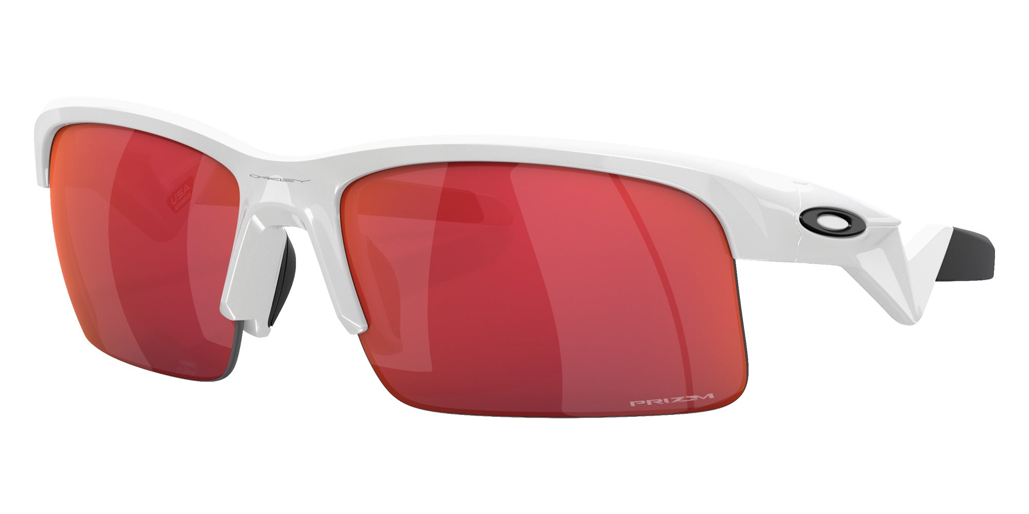 Oakley® OJ9013 CAPACITOR OJ9013 901303 62 Sunglasses - Polished White / Prizm Field