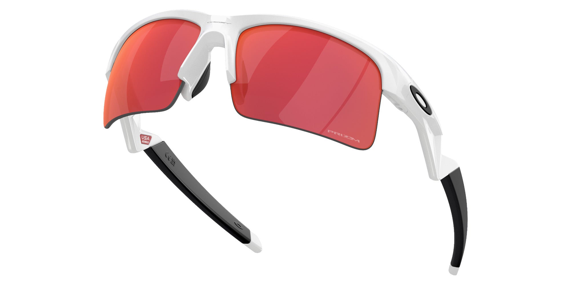 Oakley® OJ9013 CAPACITOR OJ9013 901303 62 Sunglasses - Polished White / Prizm Field