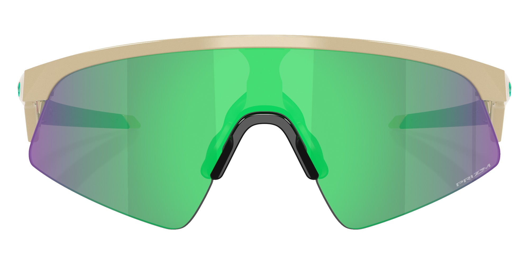 Oakley® OJ9015 RESISTOR SWEEP OJ9015 901507 28 Sunglasses - Desert Tan / Prizm Jade Mirrored