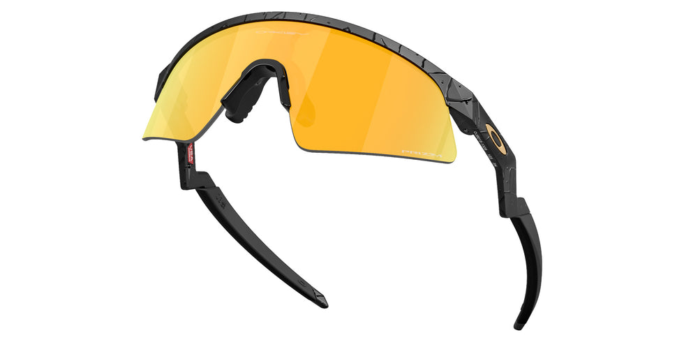 Oakley® OJ9015 RESISTOR SWEEP OJ9015 901513 28 Sunglasses - Matte Black Splatter / Prizm 24k Mirrored 901513