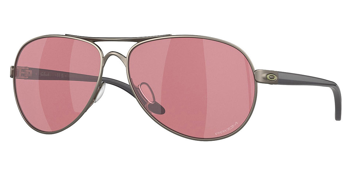 Oakley® OO4079 Feedback OO4079 407949 59 - Satin gunmetal/Prizm dark golf Sunglasses