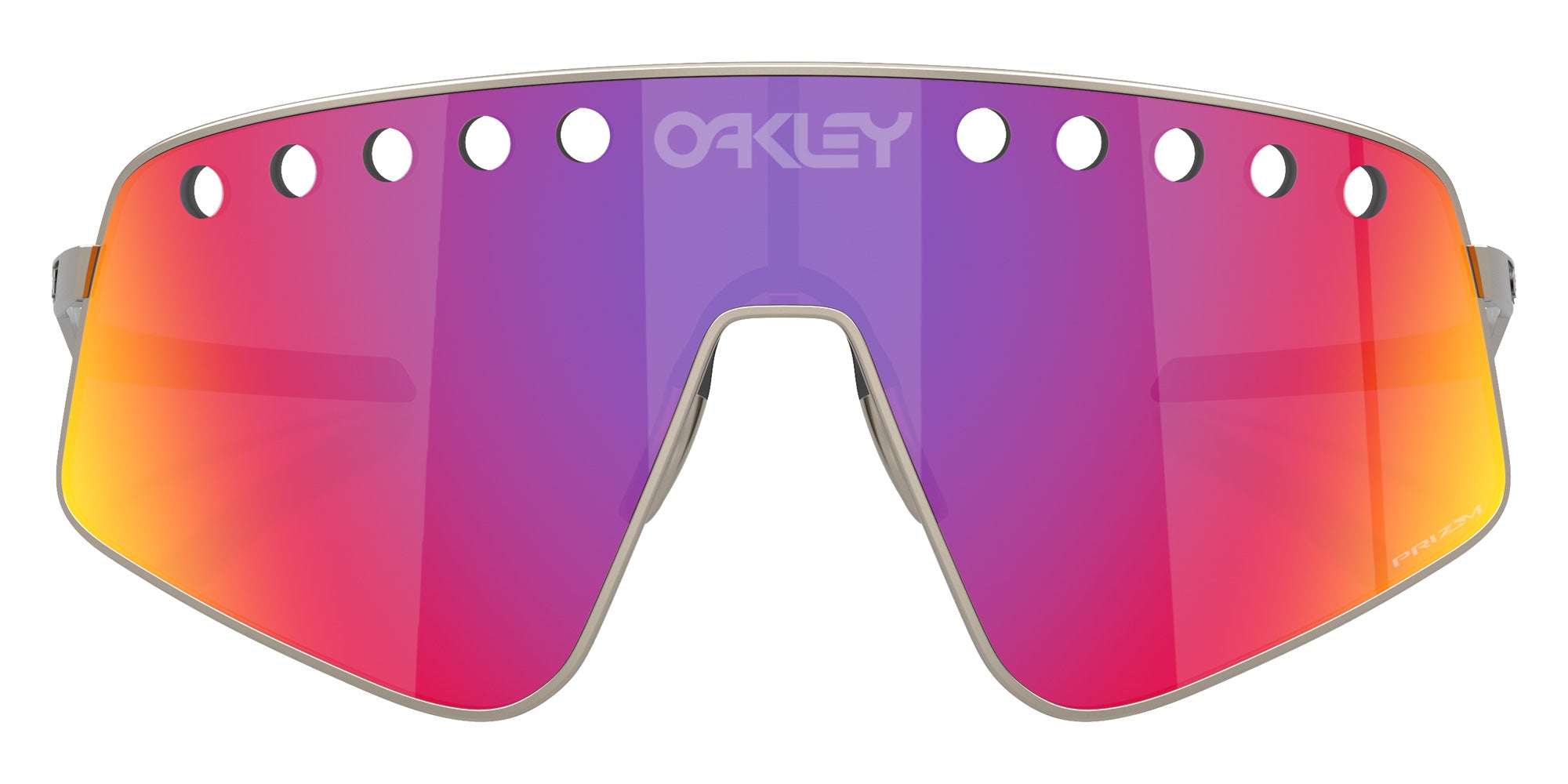 Oakley® OO6025 SUTRO TI SWEEP OO6025 602503 38 Sunglasses - Matte Gunmetal / Prizm Road Mirrored