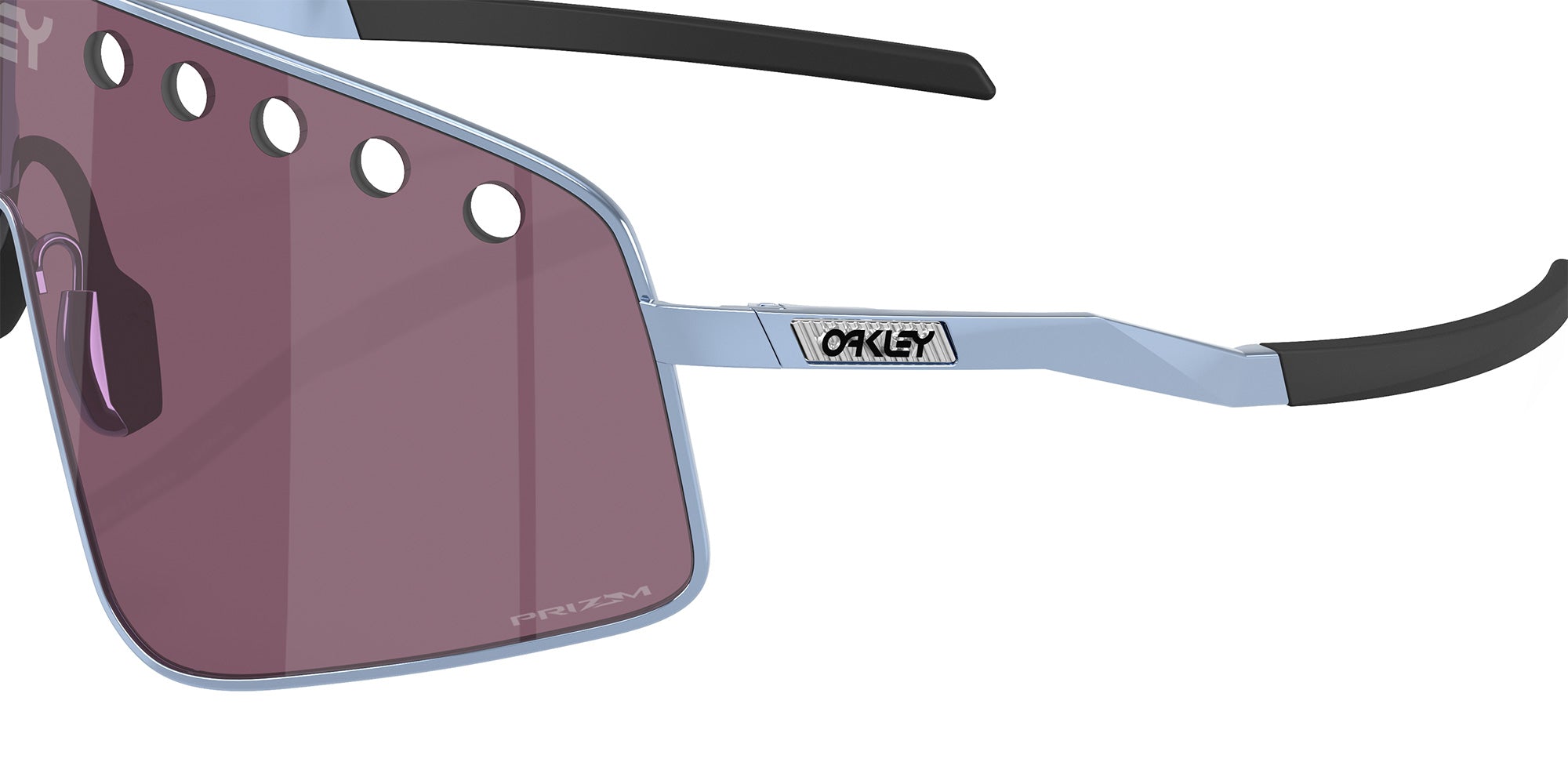 Oakley® OO6025 SUTRO TI SWEEP OO6025 602504 38 Sunglasses - Polished Stonewash / Prizm Road Black Mirrored