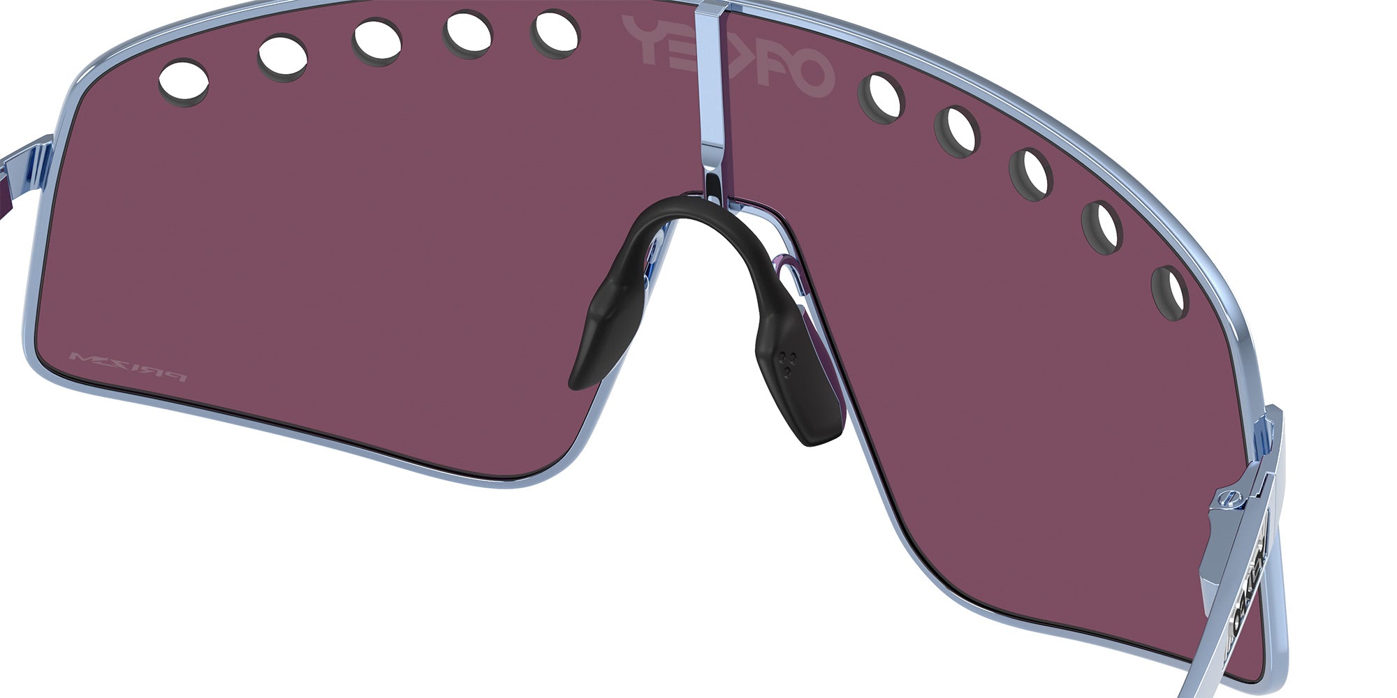 Oakley® OO6025 SUTRO TI SWEEP OO6025 602504 38 Sunglasses - Polished Stonewash / Prizm Road Black Mirrored
