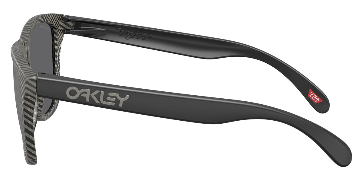 Oakley® OO9013 Frogskins OO9013 9013M0 55 - Matte Grey Ink Fingerprint/Prizm Black Sunglasses