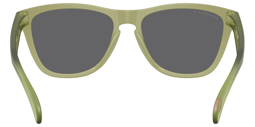 Oakley® OO9013 Frogskins OO9013 9013M2 55 - Matte Fern/Prizm Black Polarized Sunglasses