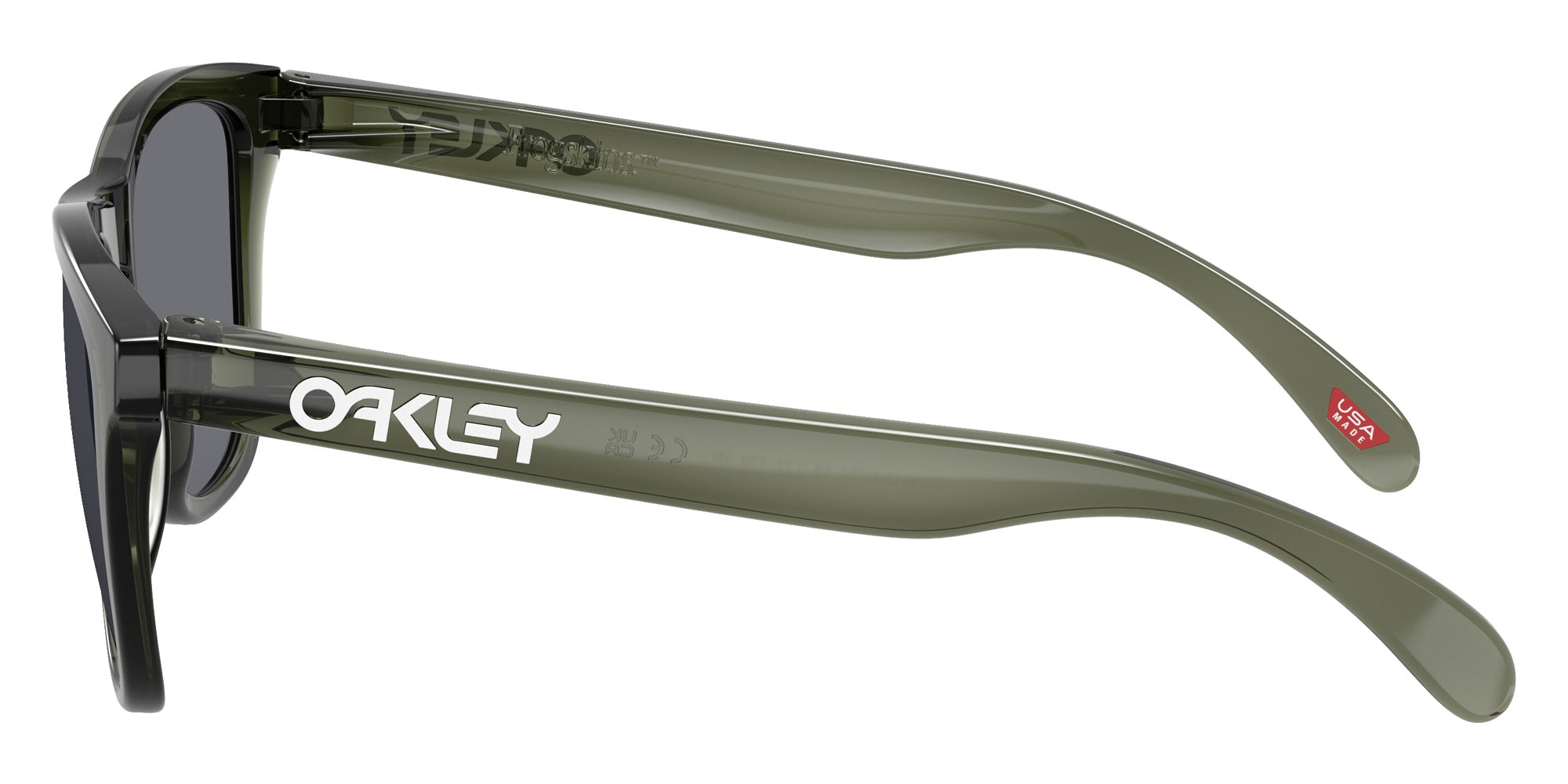 Oakley® OO9013 FROGSKINS OO9013 9013M5 55 Sunglasses - Olive Ink / Gray