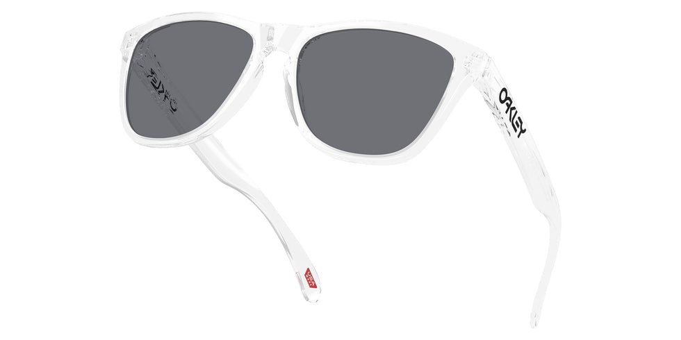 Oakley® OO9013 FROGSKINS OO9013 9013M6 55 Sunglasses - Clear / Gray
