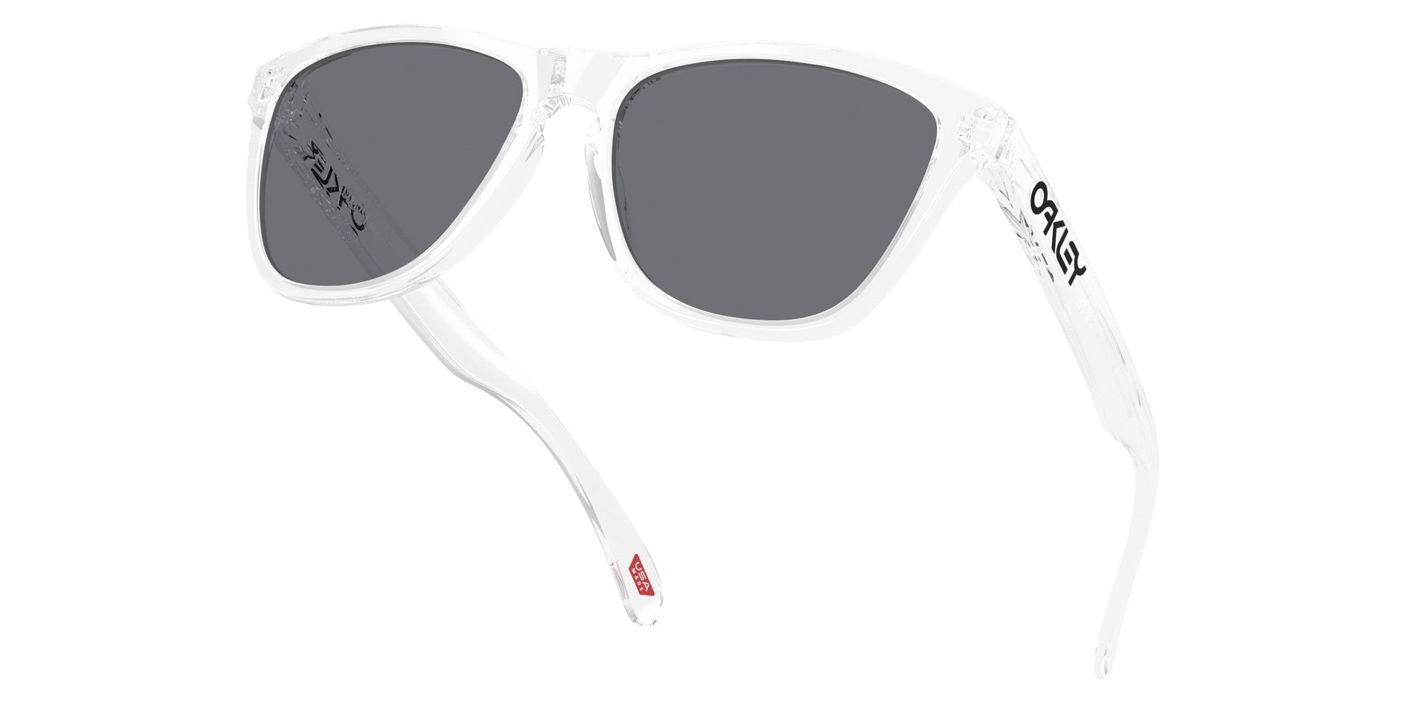 Oakley® OO9013 FROGSKINS OO9013 9013M6 55 Sunglasses - Clear / Gray