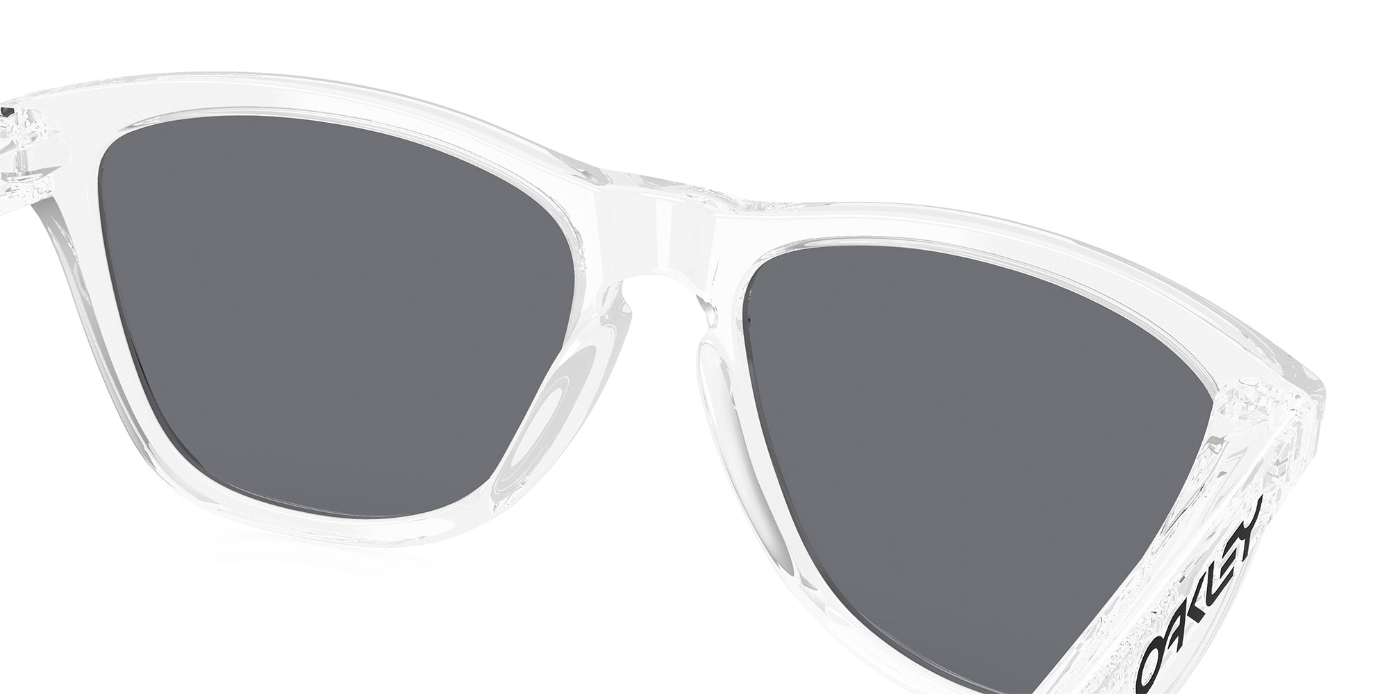 Oakley® OO9013 FROGSKINS OO9013 9013M6 55 Sunglasses - Clear / Gray